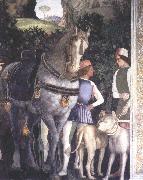 Andrea Mantegna ludovico ii gonzag moter sin son oil on canvas